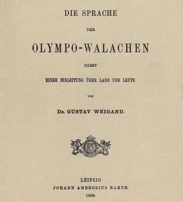 Die Sprache der Olympo Walachen