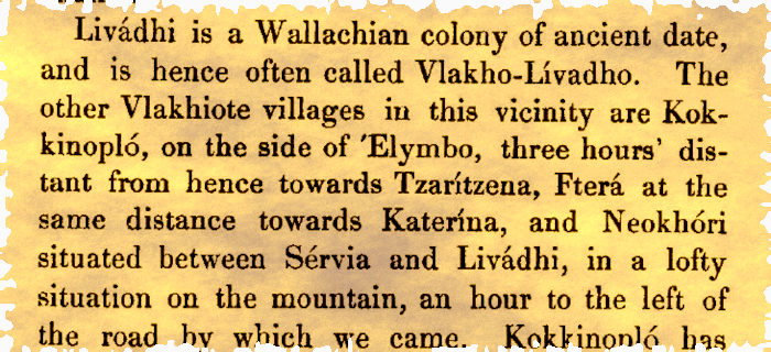 Ταξίδι στο Βλαχολέιβαδο, William Martin Leake