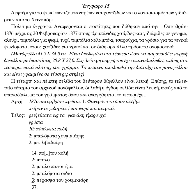 Αρχείο της οικογένειας Αναγνώστη Βασιλάκη-Βωβουσιώτη