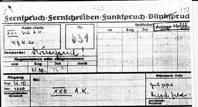 Η Αντίσταση στο Περιβόλι. 21-25/10/1943