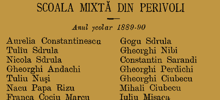 Scoala mixta din perivoli, Theodor Burada: Cercetari despre scoalele Romanesci din Turcia