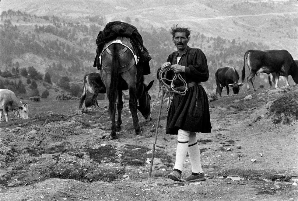 Μέτσοβο. Βοσκός με φουστανέλα (1964) Κωνσταντίνος Μάνος