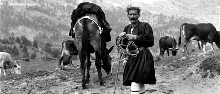 Μέτσοβο. Βοσκός με φουστανέλα 1964, Κωνσταντίνος Μάνος