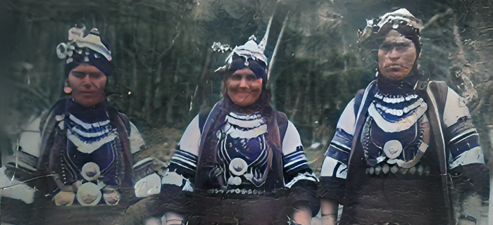 Μογλενίτισσες από τη Χούμα, αρχές 20ου αιώνα