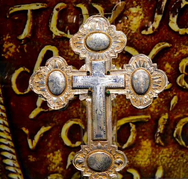 Ασημένιος σταυρός διαχειρός Αθανάσιου Τζημούρη